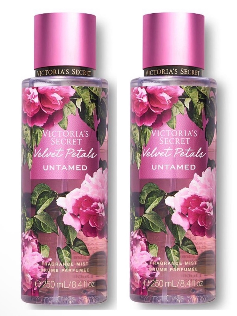 Victoria's Secret VELVET PETALS UNTAMED Fragrance Mist ~ 8.4 fl.oz. ( Lot of 2 )